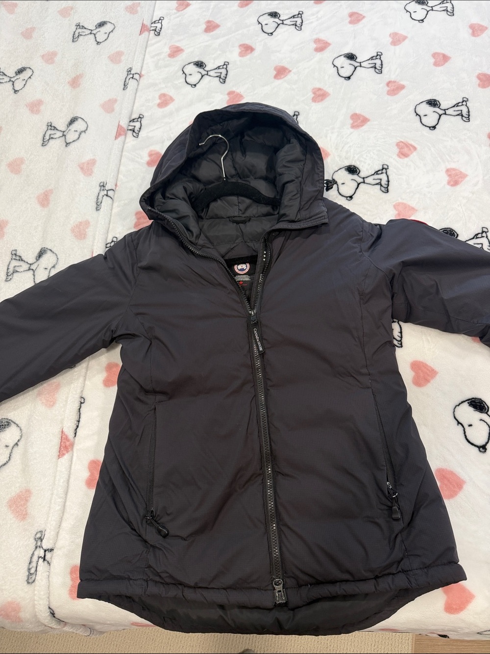 Canada Goose - Women's Black Hooded Puffer Coat